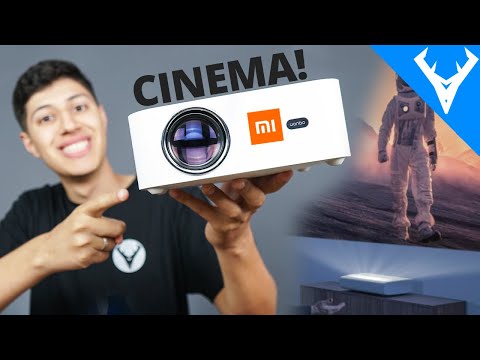 CHEGOU! PROJETOR DA XIAOMI de 500 REAIS! Agora sai o CINEMA em CASA! #UNBOXING