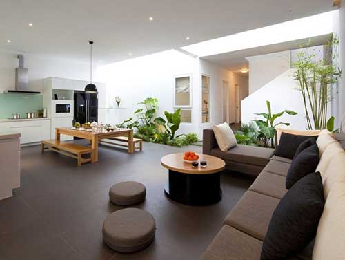 sala estar integrada jardim inverno imagem de sala de estar, jantar e cozinha integrados com jardim de inverno
