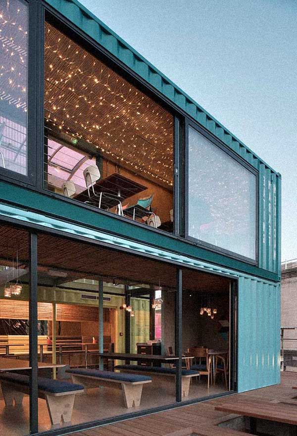 casa container verde