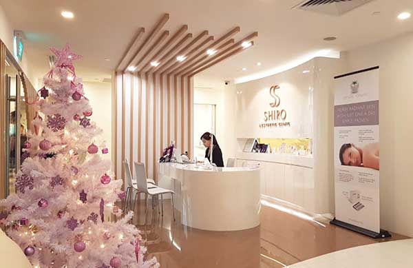 fotos da recepcao Recepção decorada para o natal.