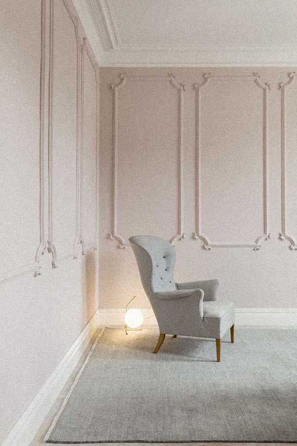 Boiserie em gesso vintage