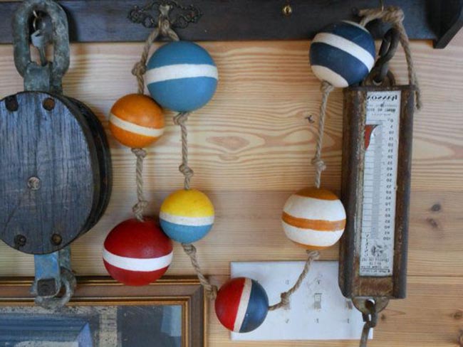 Inspiração de decoração náutica.