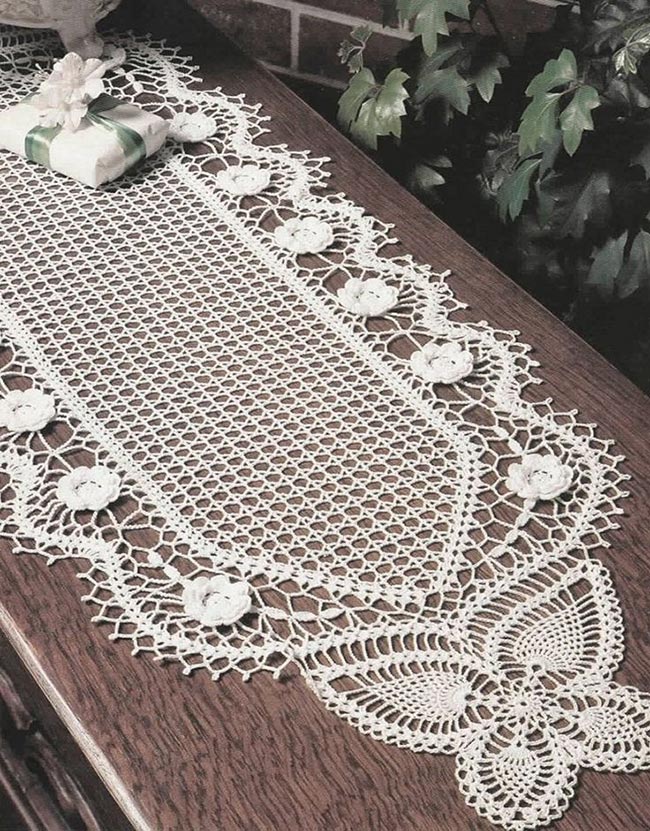 Croche file 2 Modelo vazado.