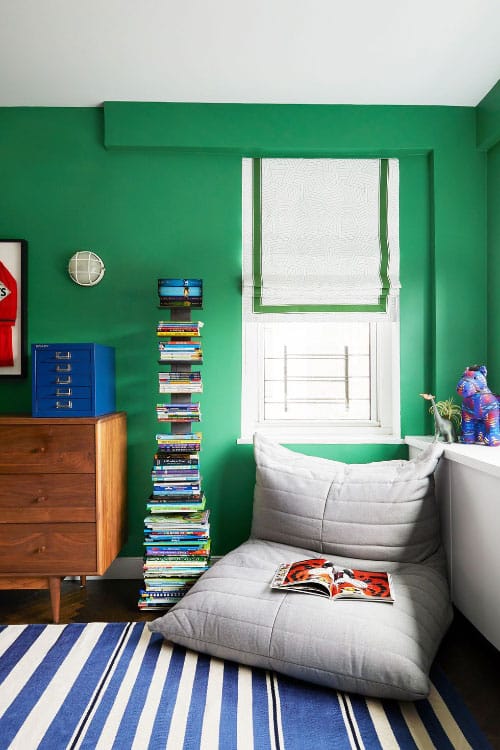 cor diferente parede Dicas para economizar na decoração de quarto de menino
