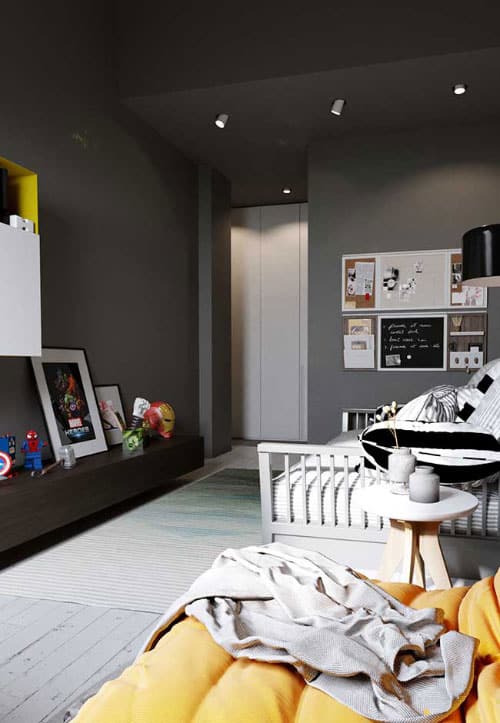 cores escuras jovem Cores mais escuras são boa escolha para decoração de adolescentes