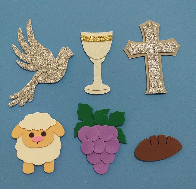 Enfeites cristãos.