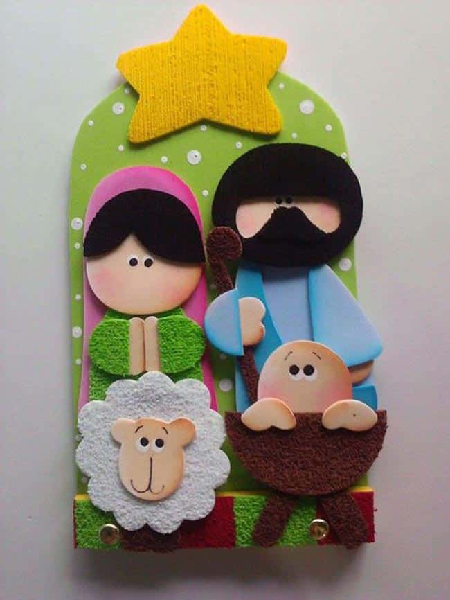 Lembrancinhas de EVA.