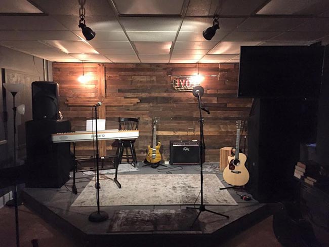Decoração rústica.