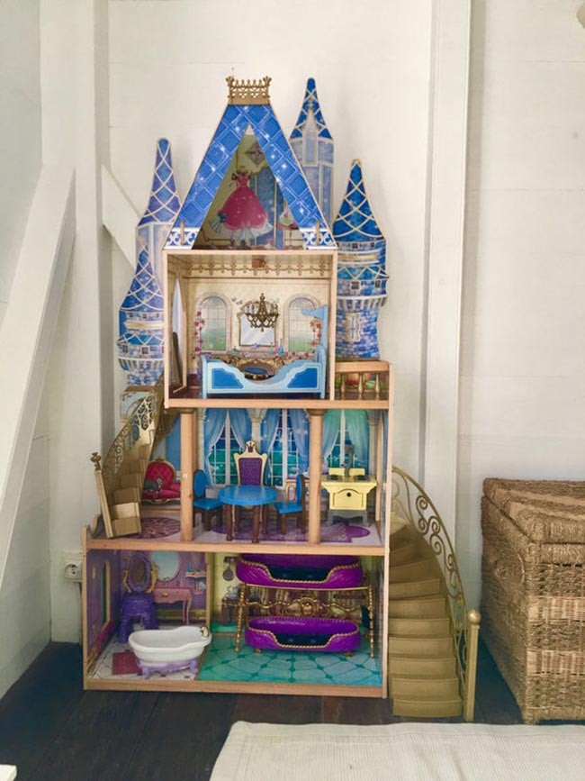 Estilo castelo de princesa.