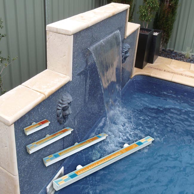 cascata para piscina de plastico cascata para piscina de plastico
