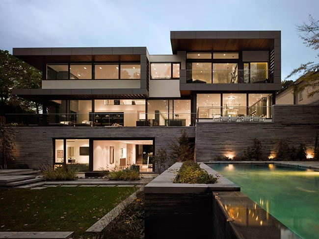 Arquitetura estilo contemporânea.