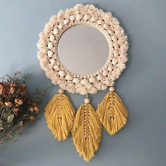 Espelho de Macrame 8