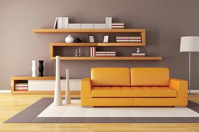 Sala Amarelas 1 Inspiração minimalista.