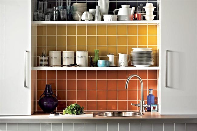 Ceramica Colorida 5 Cerâmica na cozinha.