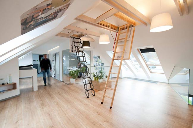 Escadas para Sotao 9 Inspiração de escadas.