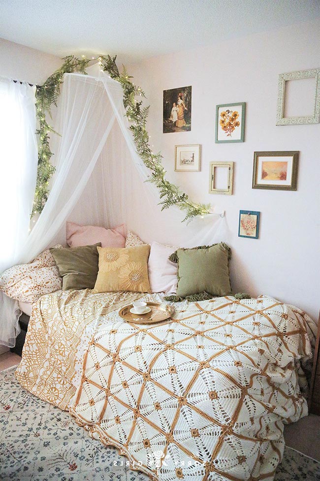 Quartos cottagecore 4 Ideias para quarto de solteiro.