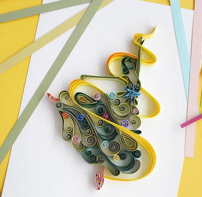 arvore natalina 3 O que é Quilling?