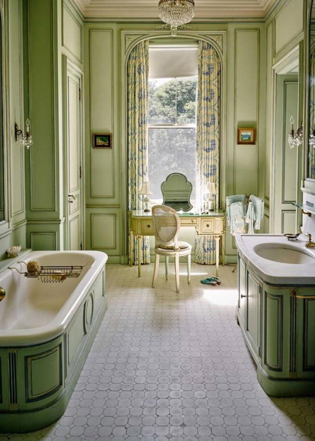 banheiro cottagecore 5 Estilo cottagecore vintage.
