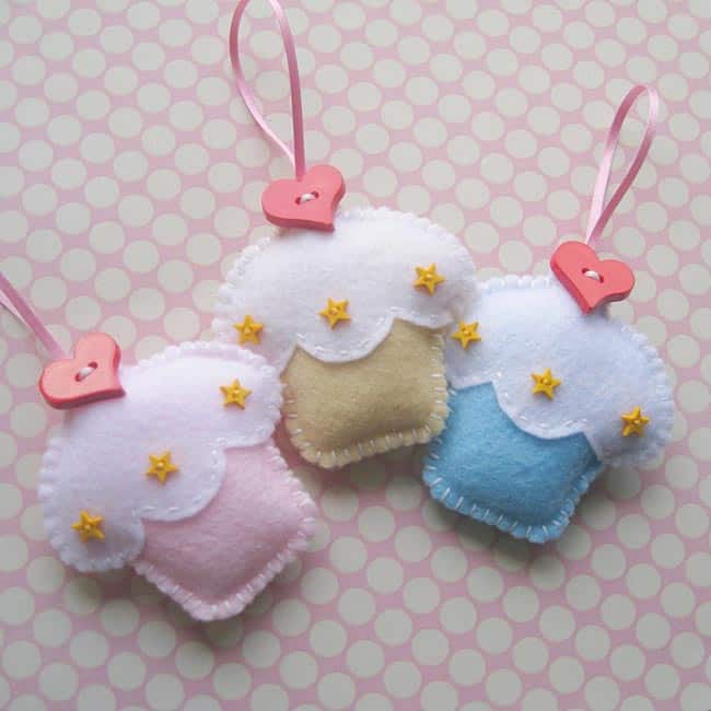cupcakes de feltro cupcakes de feltro