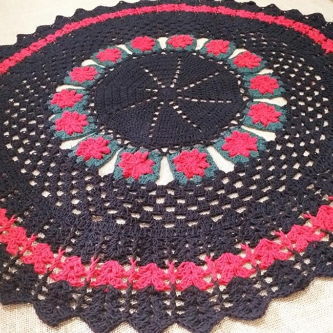 modelo decorado com flroes