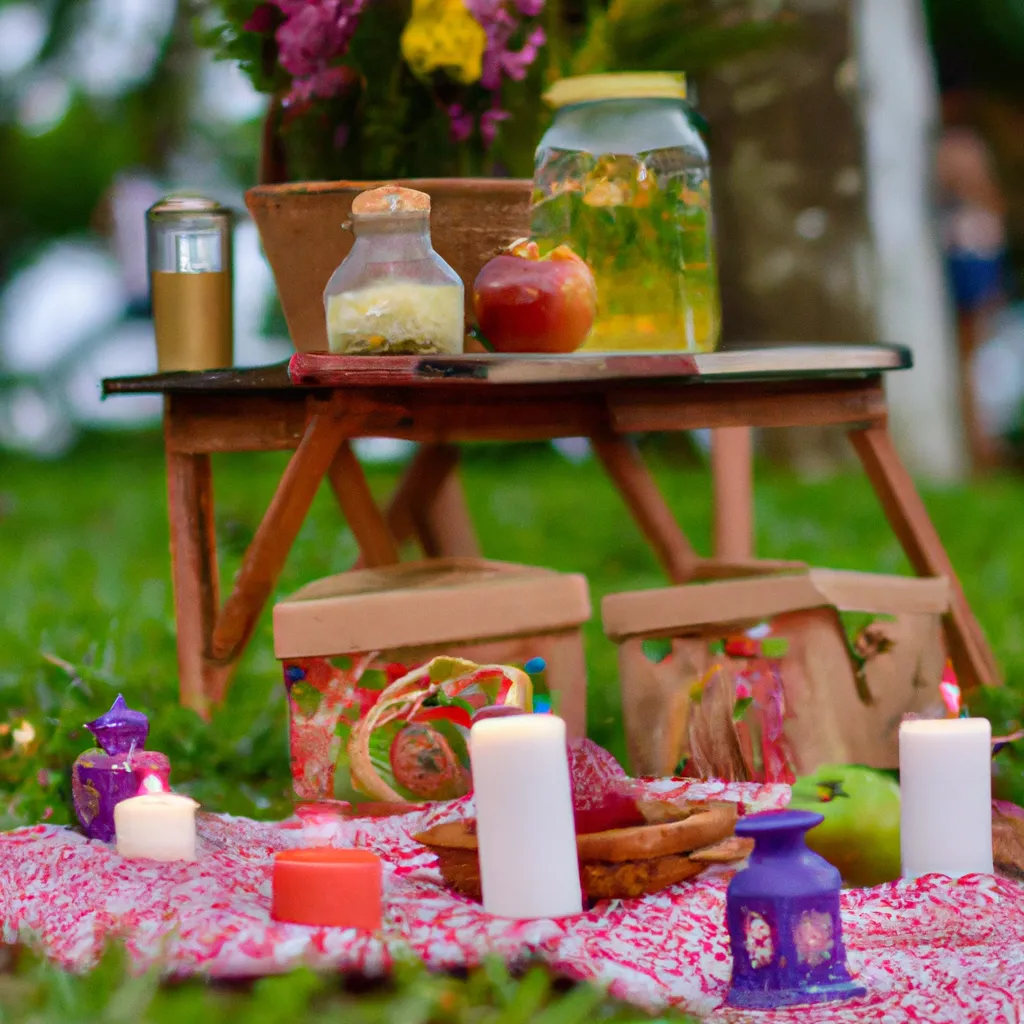 11 Como Decorar seu Piquenique com Velas e Artesanato 11 Como Decorar seu Piquenique com Velas e Artesanato