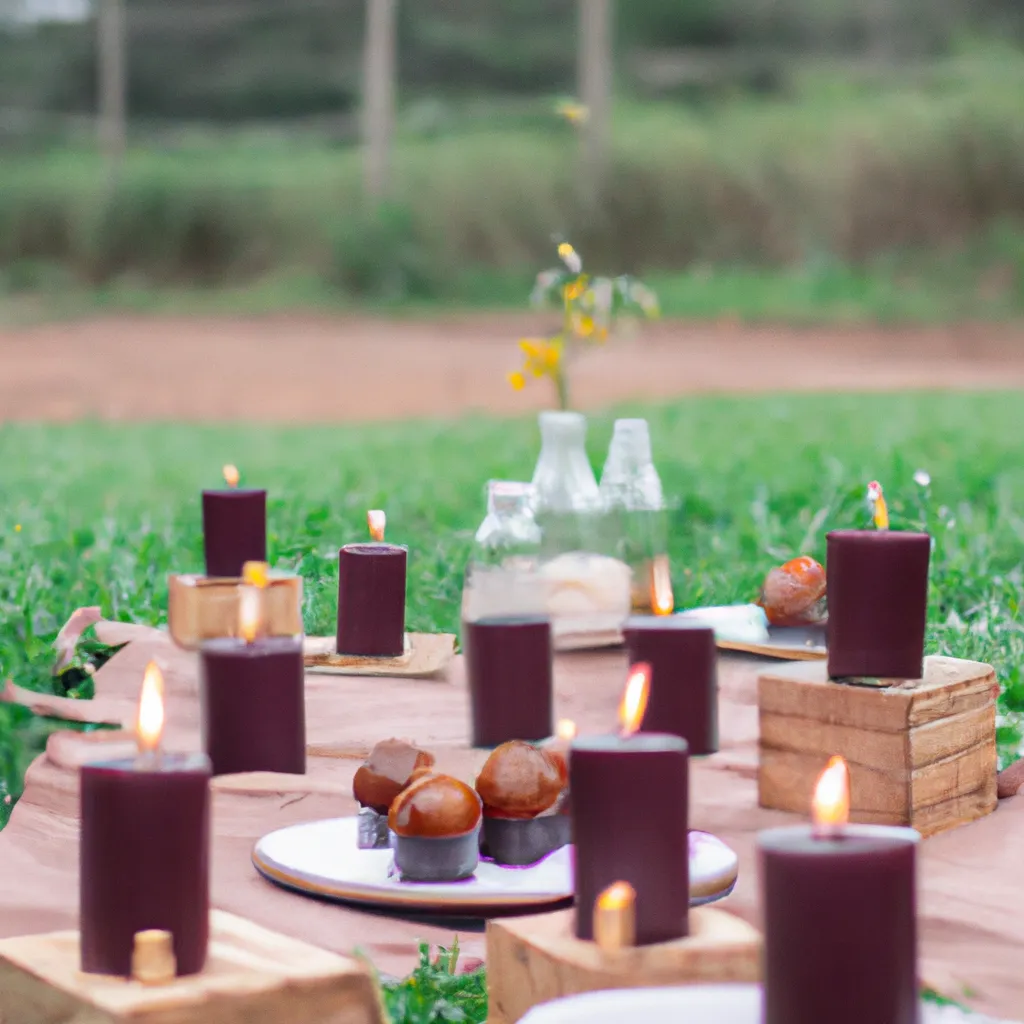 Dicas Como Decorar seu Piquenique com Velas e Artesanato Dicas Como Decorar seu Piquenique com Velas e Artesanato