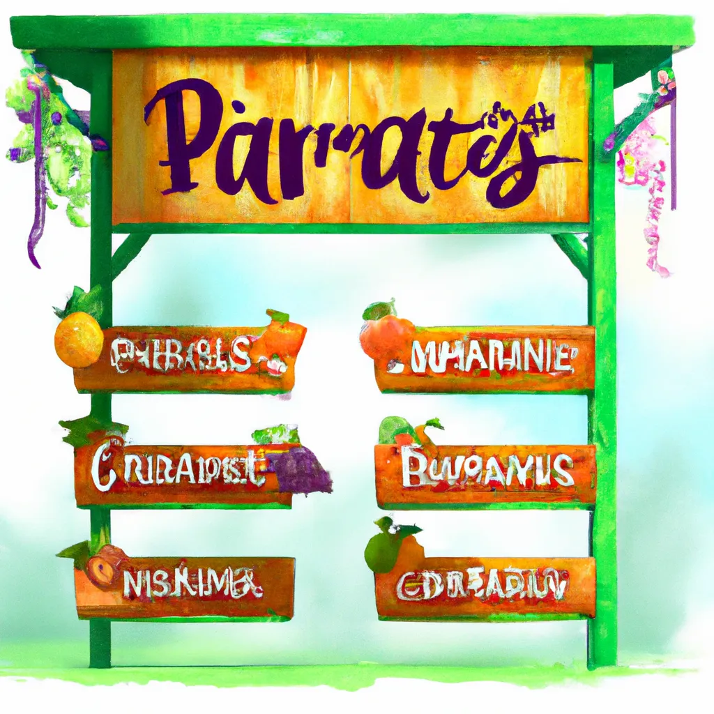 Dicas nomes para barraca de frutas
