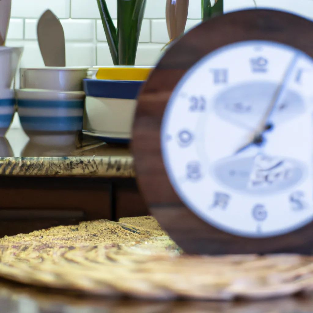 Ilustracao Como fazer um relogio de cozinha em estilo provencal