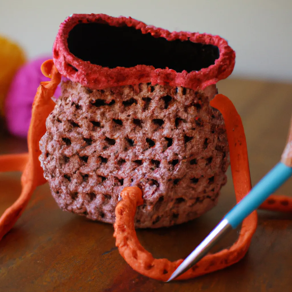 Ilustracao Como fazer uma bolsa de croche Ilustracao Como fazer uma bolsa de croche