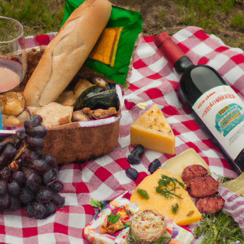 Ilustracao Os 9 melhores vinhos para harmonizar no seu piquenique Ilustracao Os 9 melhores vinhos para harmonizar no seu piquenique