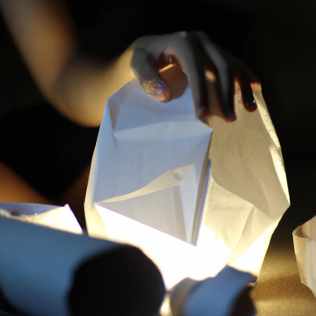 Imagem Como fazer uma luminaria de papel Imagem Como fazer uma luminaria de papel