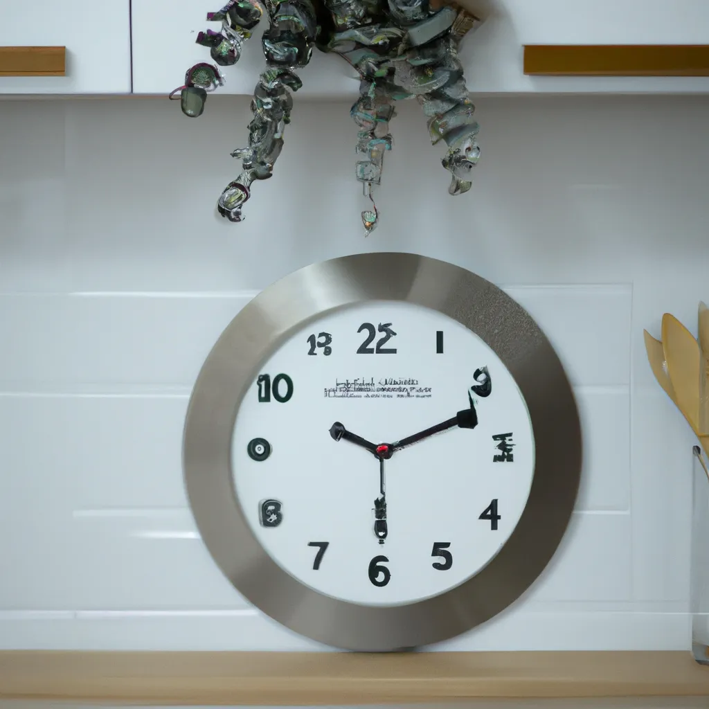 Imagens Como fazer um relogio de cozinha em estilo provencal