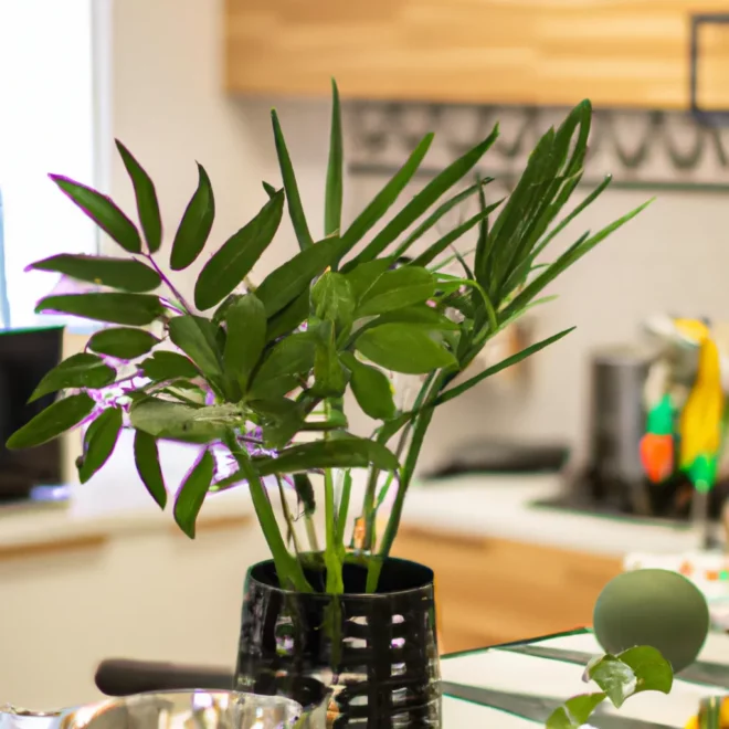 Passo Passo Ideias de decoracao de cozinha em estilo tropical com folhagens scaled