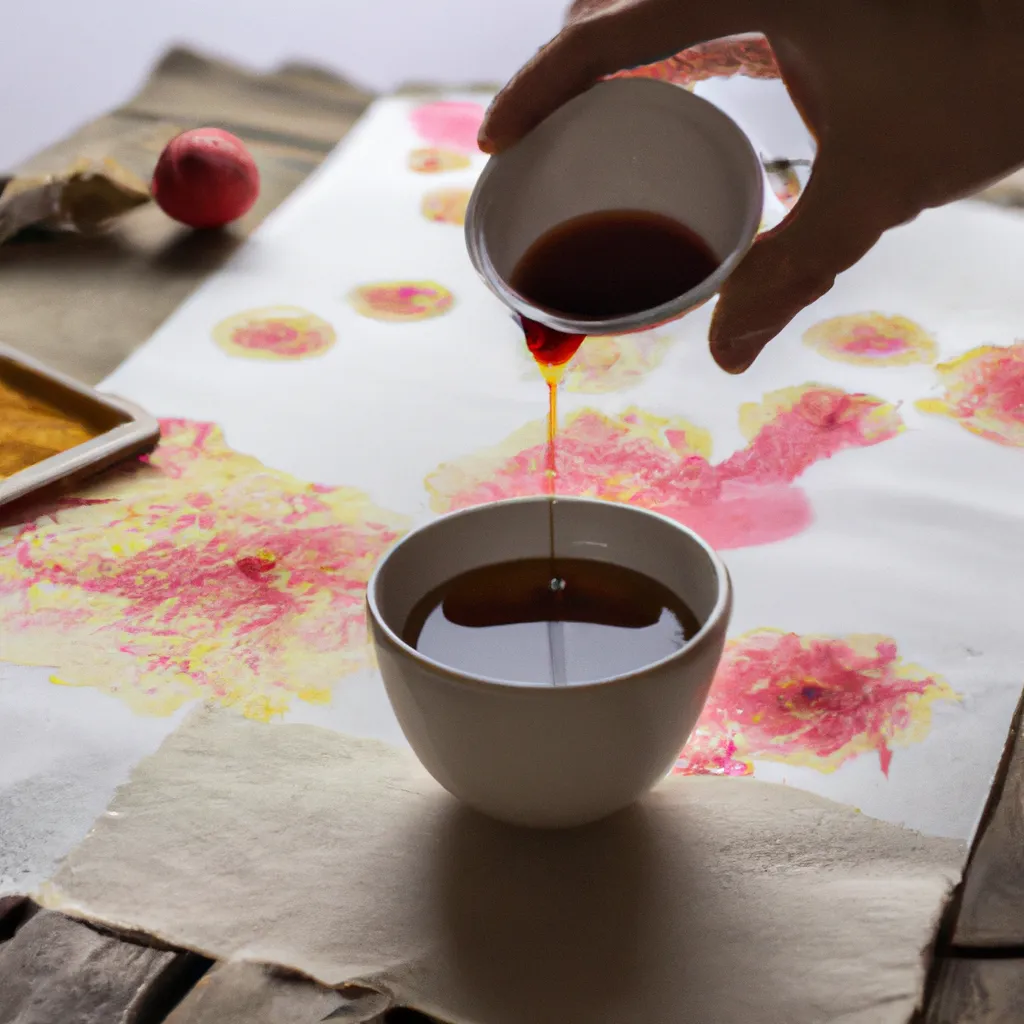 Dicas como pintar papel cha Dicas como pintar papel cha