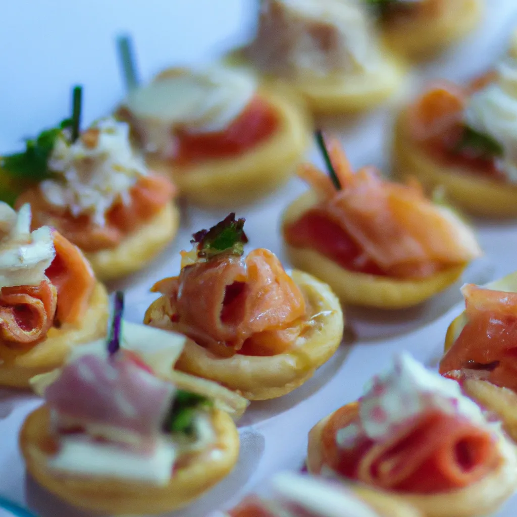 Ideias Aperitivos elegantes para eventos