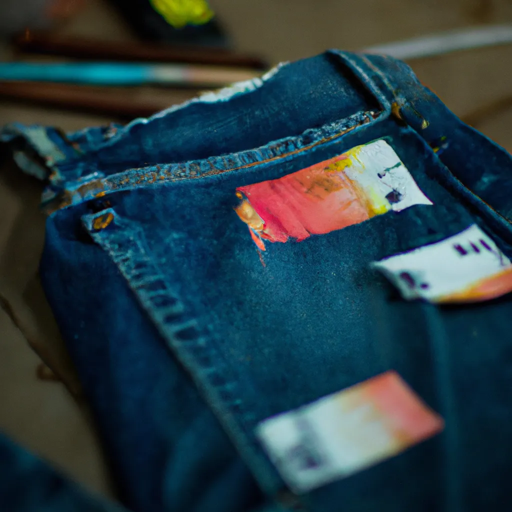 Ideias Customizacao de jeans com pintura Ideias Customizacao de jeans com pintura