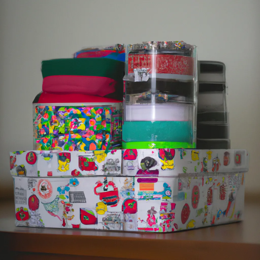 Ideias Organizacao com cores e estampas Ideias Organizacao com cores e estampas