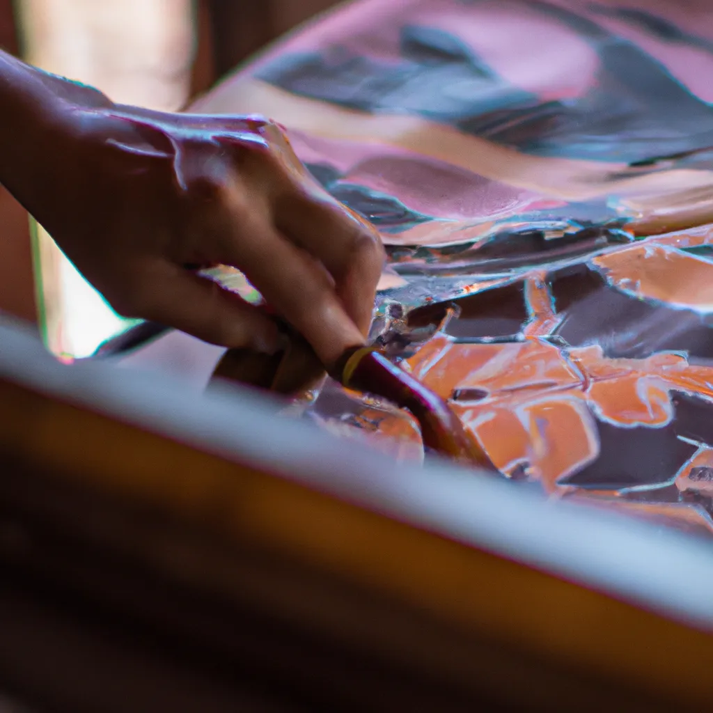 Imagens Batik e tecnicas de pintura