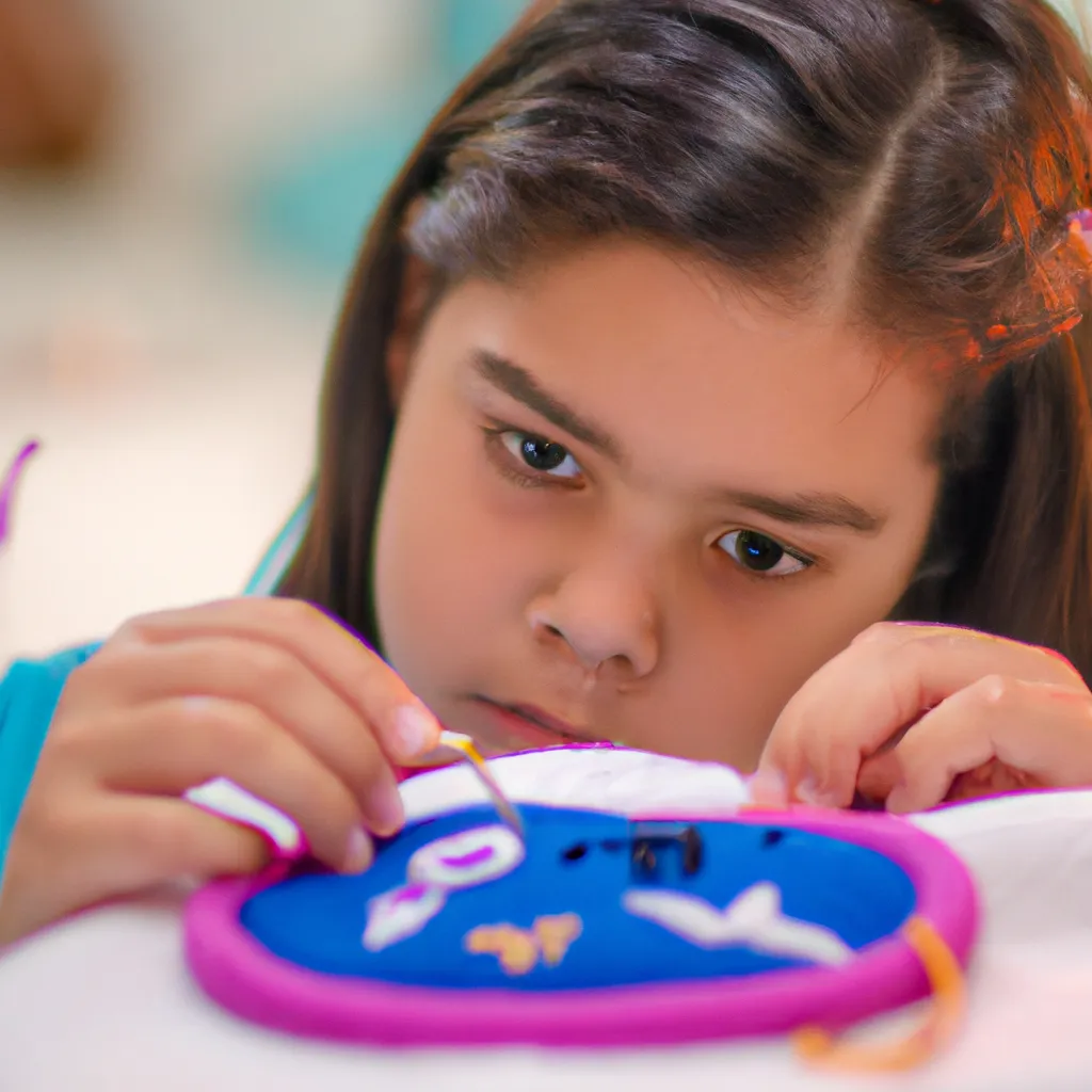 Imagens Bordado infantil atividades criativas para criancas