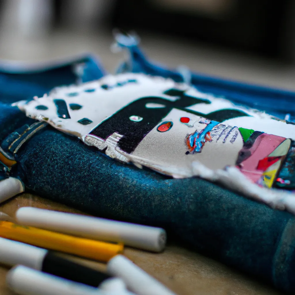 Imagens Customizacao de jeans com pintura Imagens Customizacao de jeans com pintura