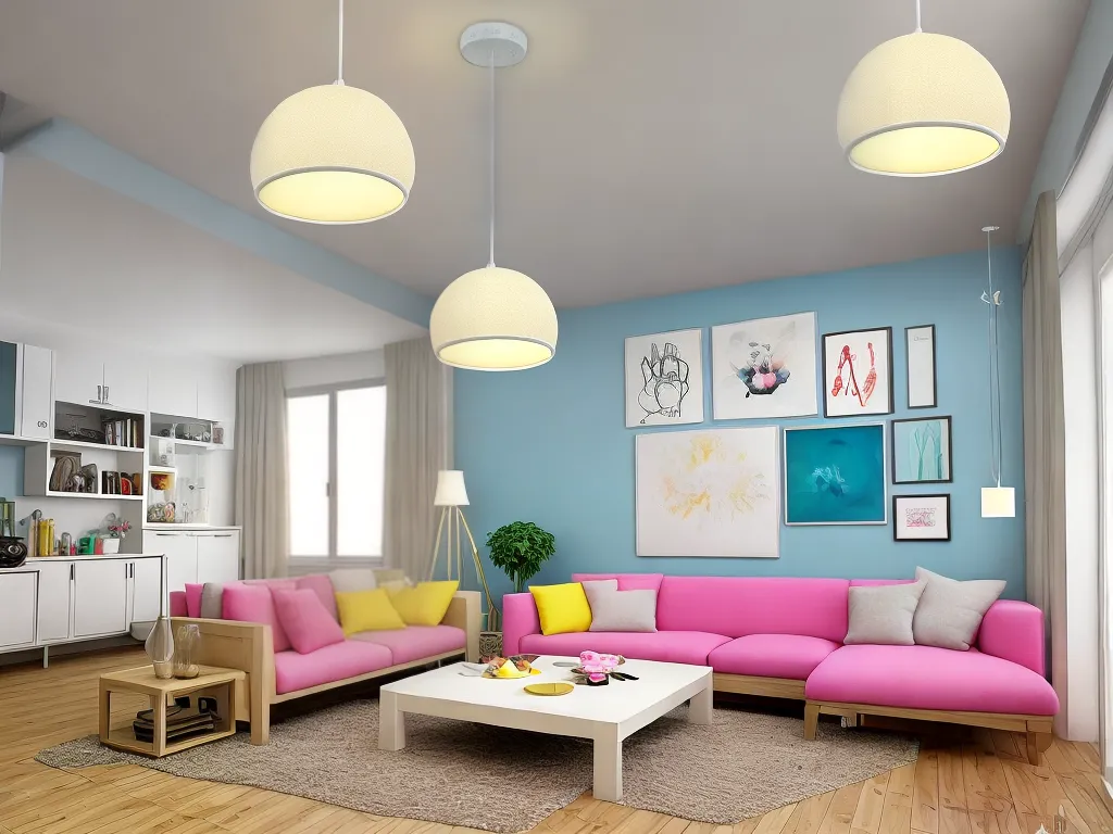 Dicas luminarias luzes cores diferentes ambiente divertido 2