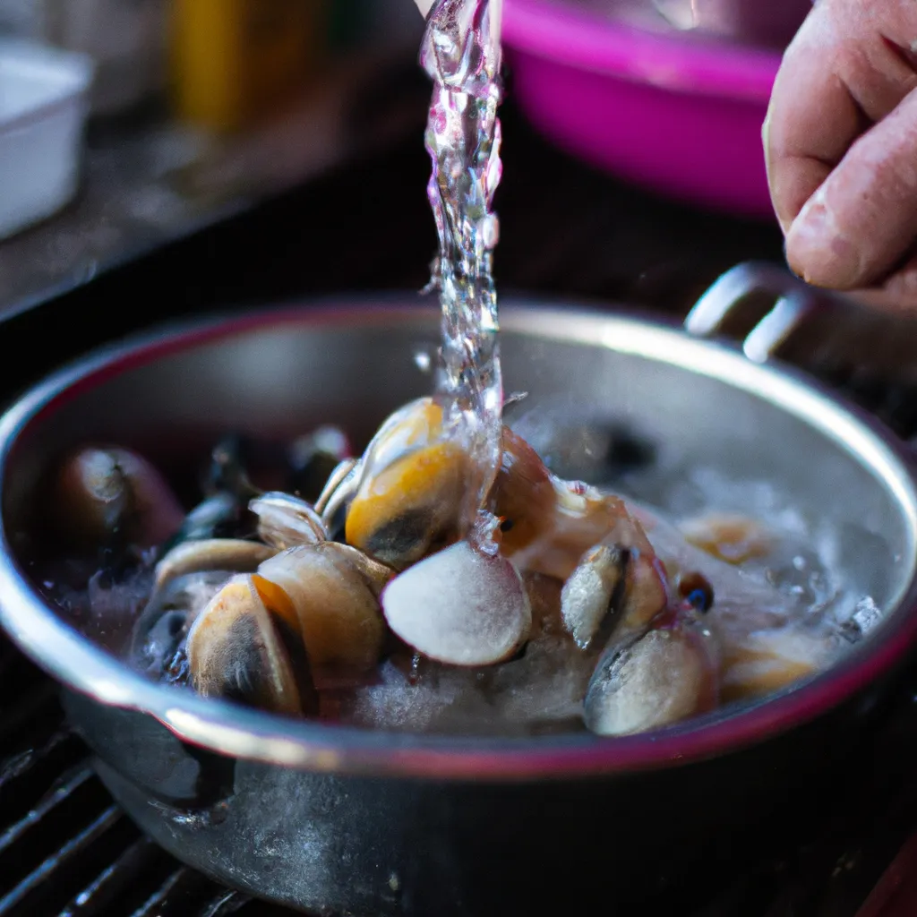 Imagens Como limpar mariscos