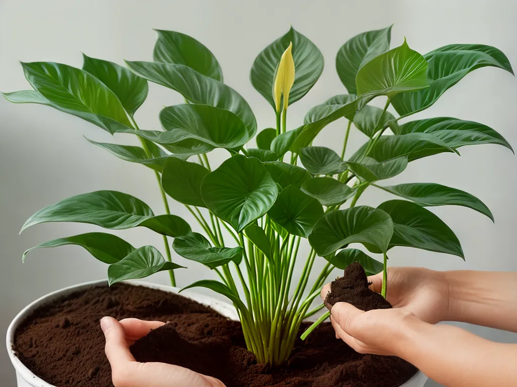 Imagens Como plantar Spathiphyllum wallisii Imagens Como plantar Spathiphyllum wallisii