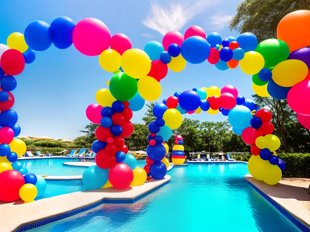 Dicas decoracao baloes festa piscina 3