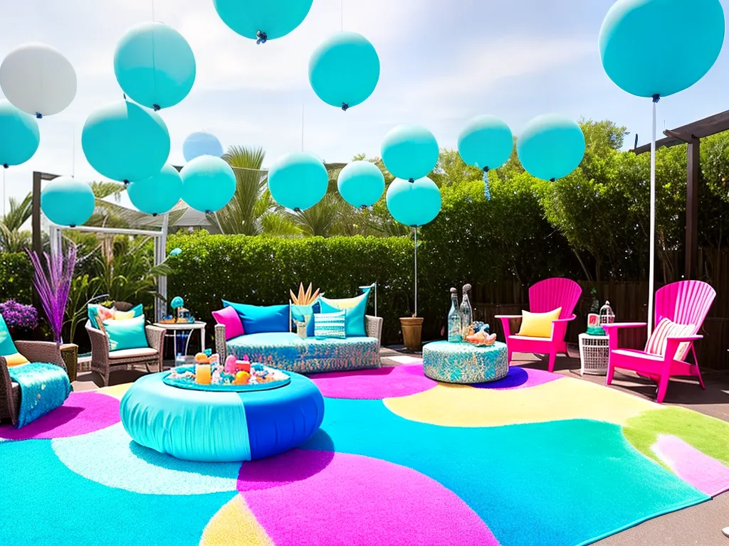Dicas decoracao festa piscina tema sereias 4