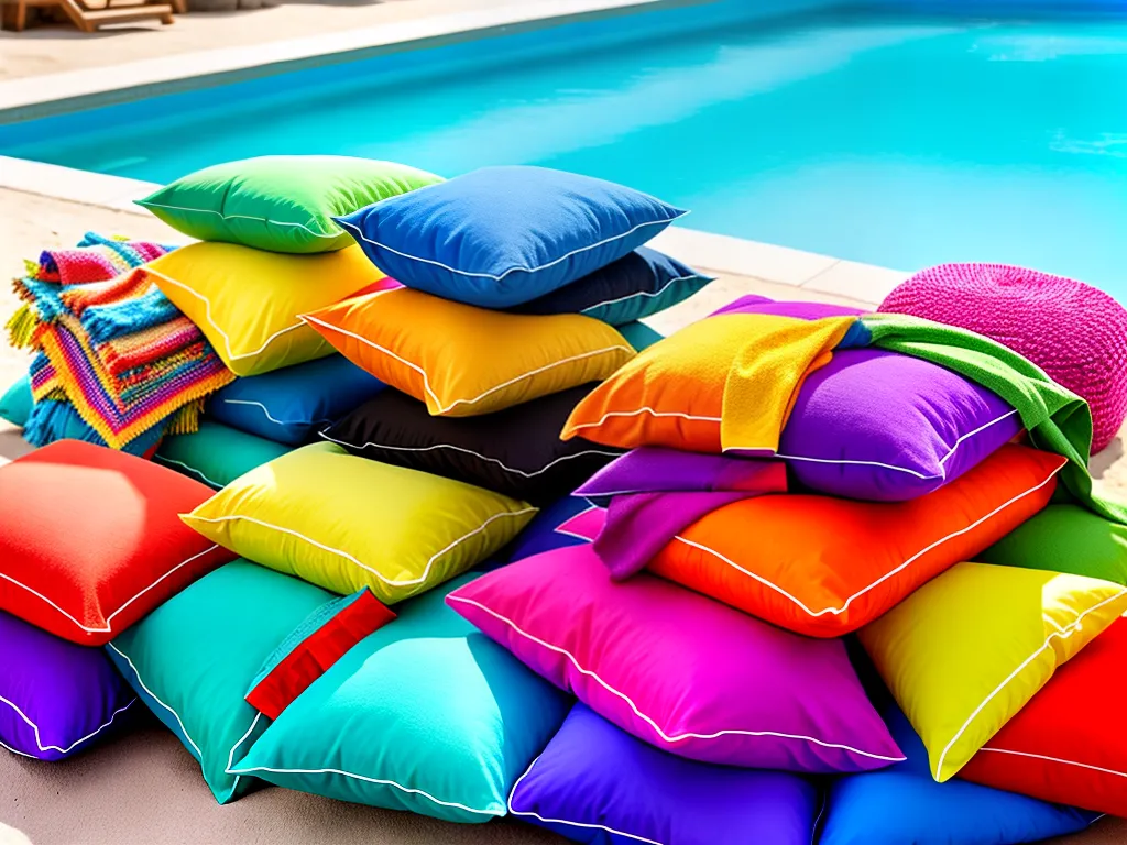 Dicas decoracao festa piscina toalhas 2
