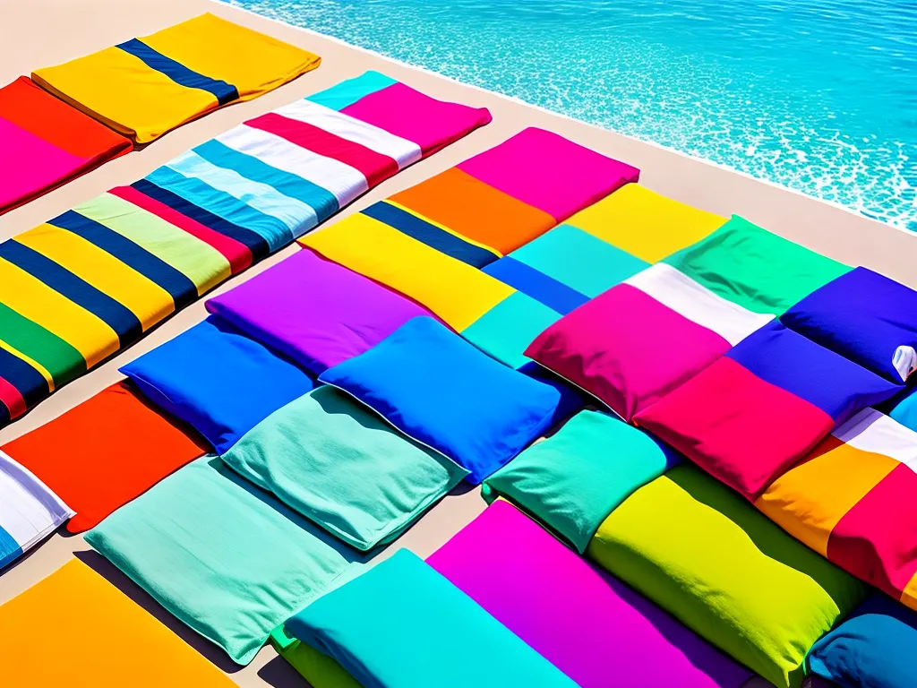 Dicas decoracao festa piscina toalhas 3