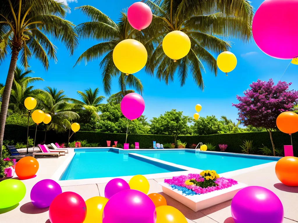Dicas decoracao flores festa piscina 3 Dicas decoracao flores festa piscina 3