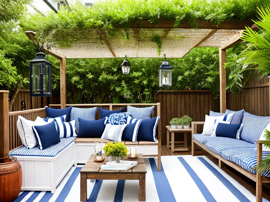 Dicas decoracao nautica para espacos externos varandas e jardins com estilo maritimo 2 Dicas decoracao nautica para espacos externos varandas e jardins com estilo maritimo 2