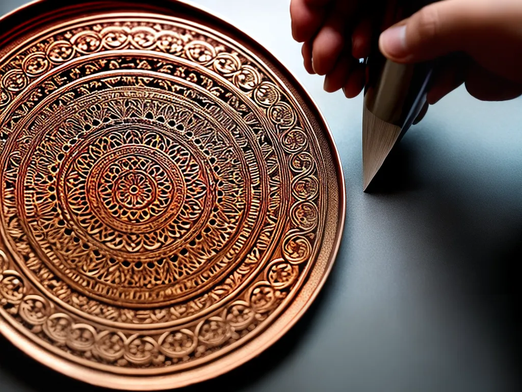 Dicas tutorial gravura metal estampa chapa cobre 4
